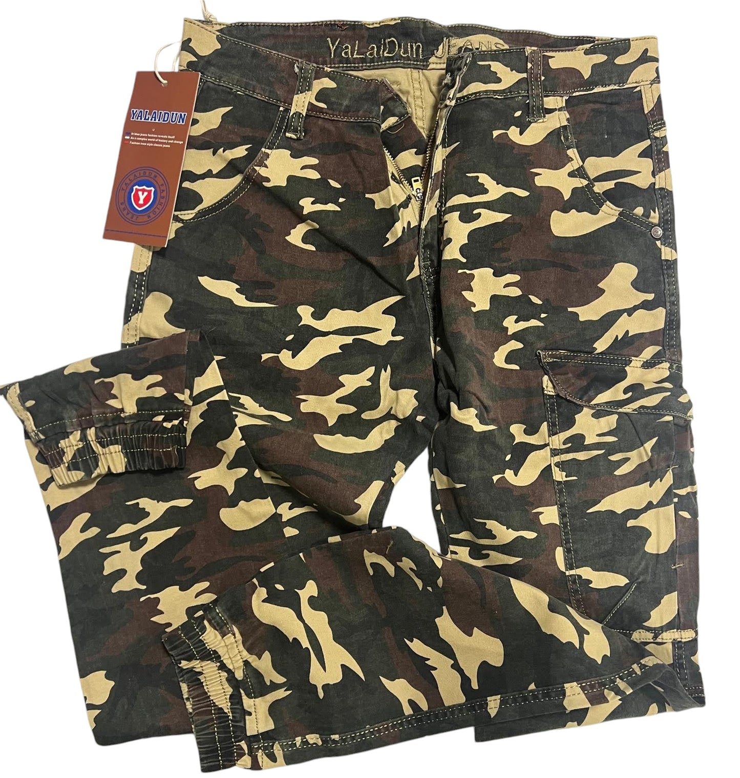 Yalaidun Pants Army Design - Size 32