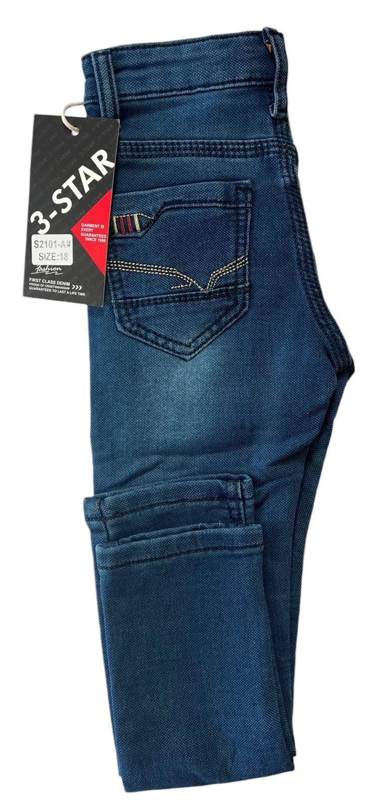 3-Star Denim Jeans - Size 18