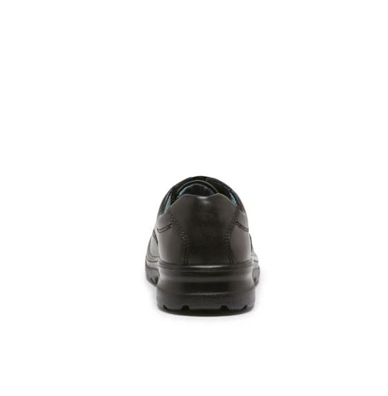 TES3 CLARKS SCHOOL Library Leather Black Shoes - 13.5 G