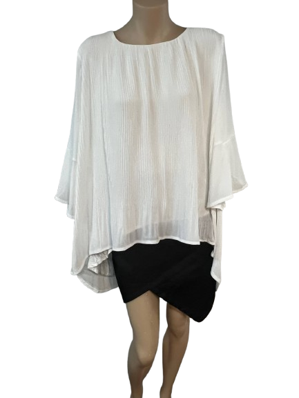 Miracle Flowing High-Low Blouse