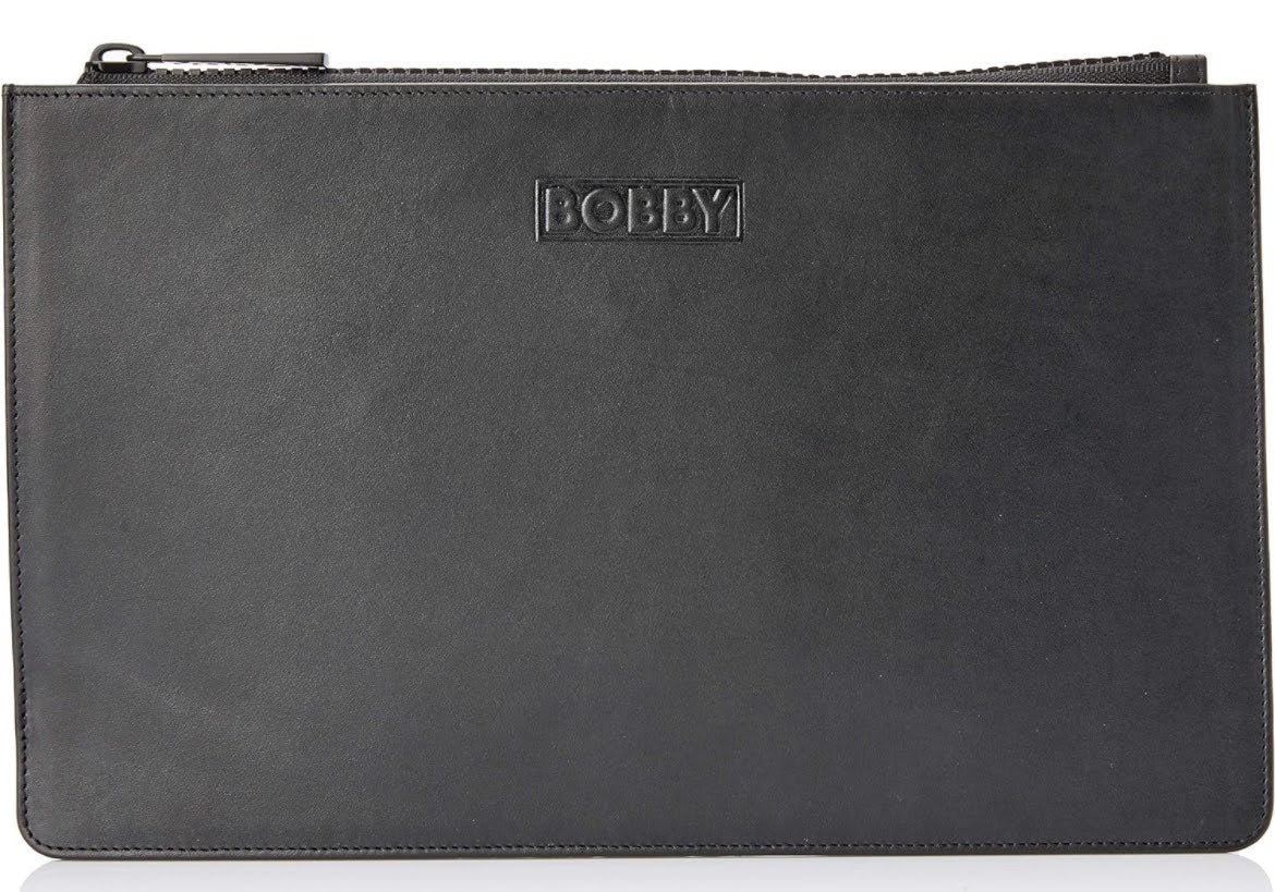 BOBBY Flat Pouch Clutch - Black