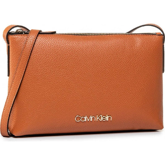 Calvin Klein Neat Crossbody Bag - Burnt Orange