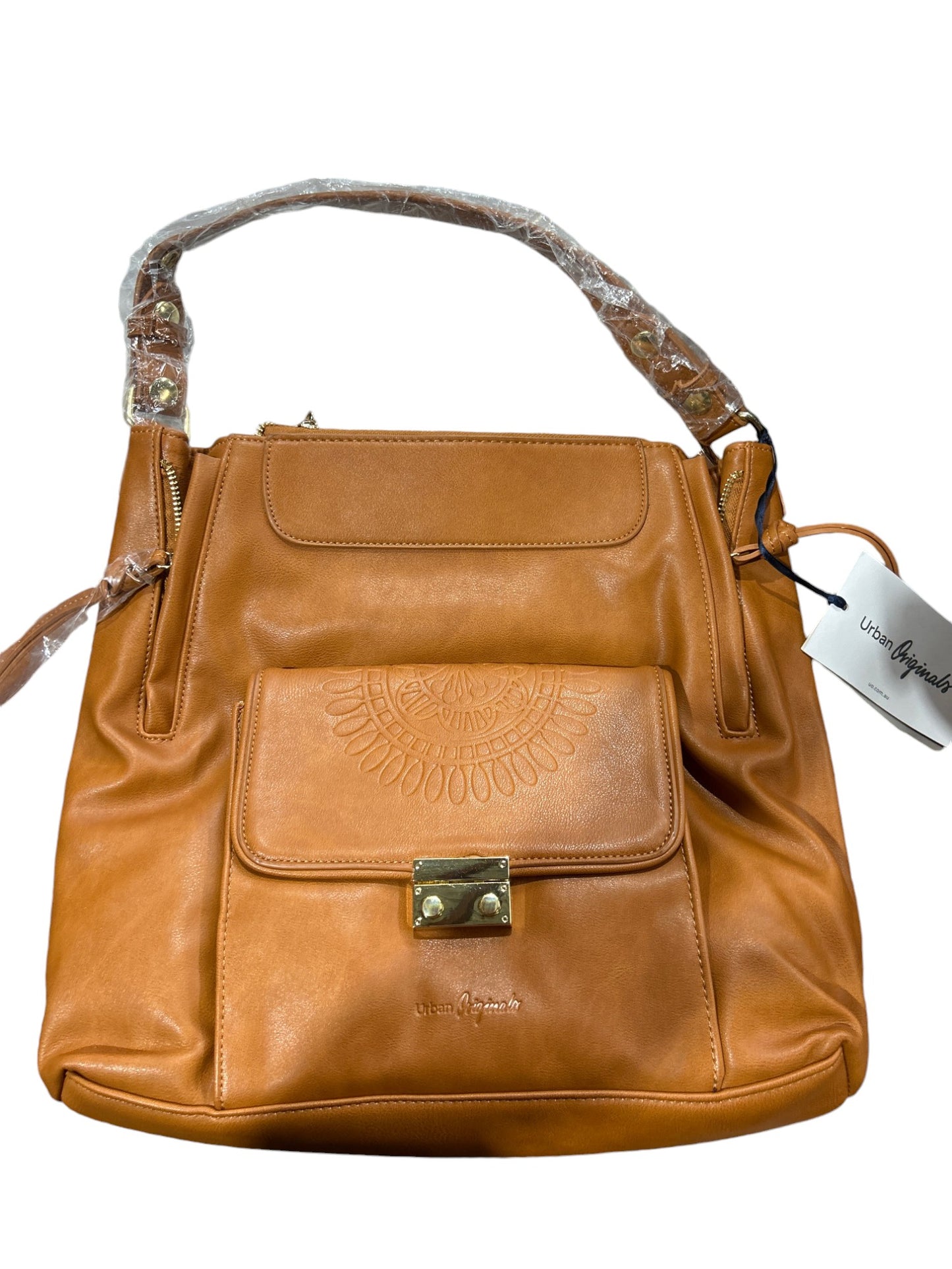 Urban Originals Wild Flower Backpack - Tan