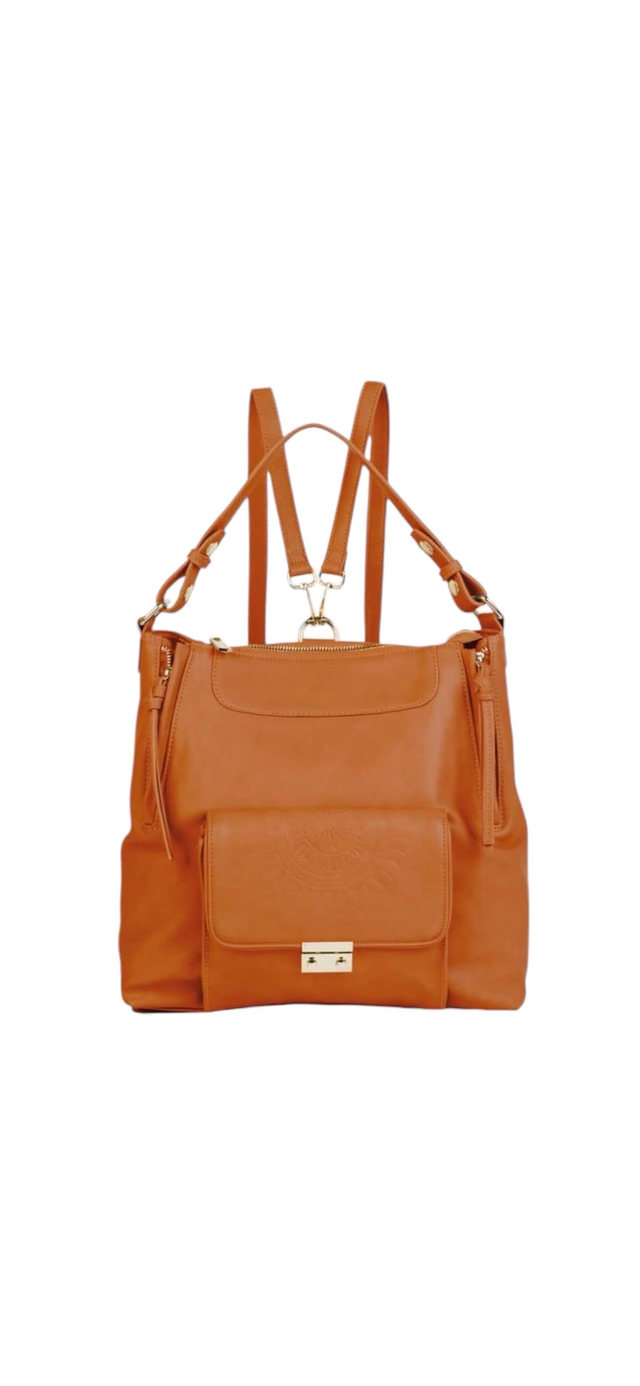 Urban Originals Wild Flower Backpack - Tan