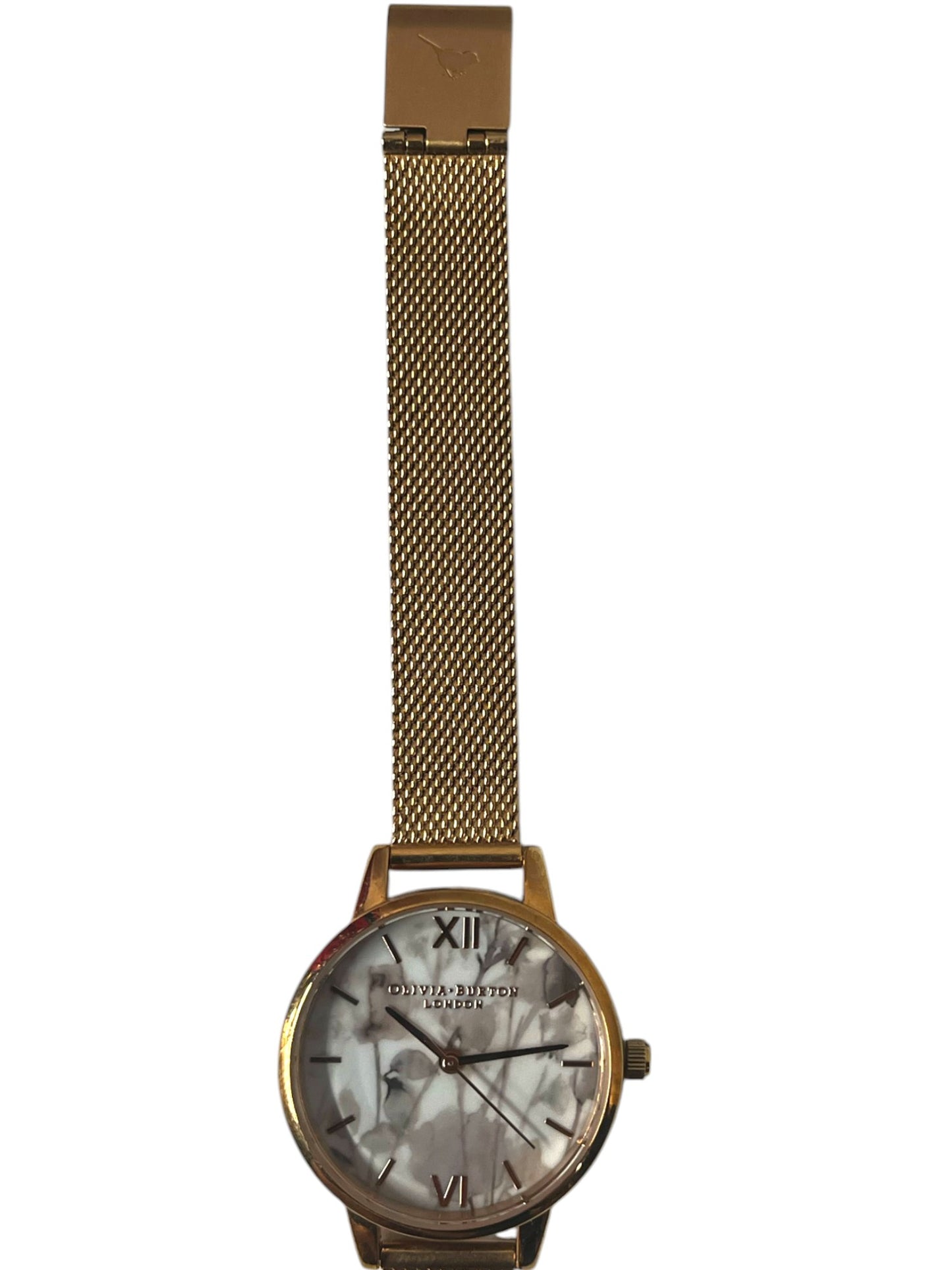 Olivia Burton Watch - Abstract Gold Mesh Band