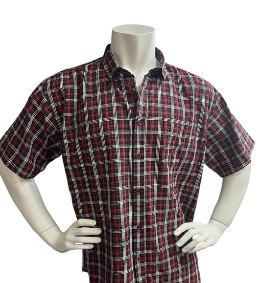 Cactus Checkered Polo for Men - Large