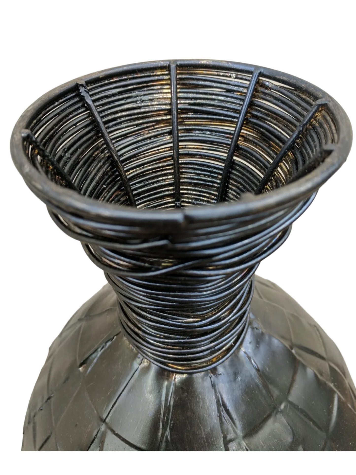 Metal Rustic Moroccan Style Vase - 57cm