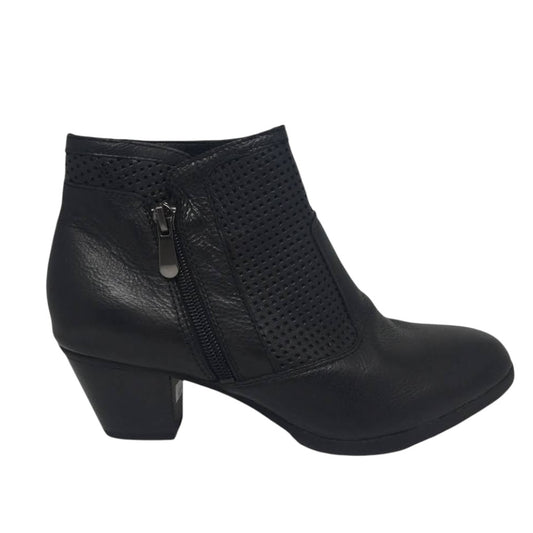 Hush Puppy Ginny Black Leather Boots