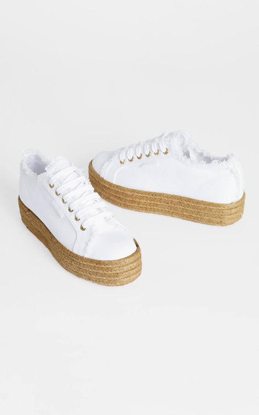 SUPERGA White Sneaker - Size 8