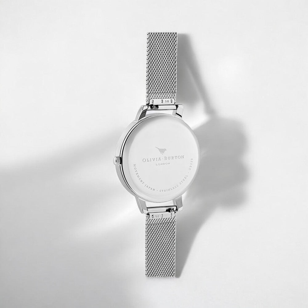 Olivia Burton Floral Watch - Mesh Strap