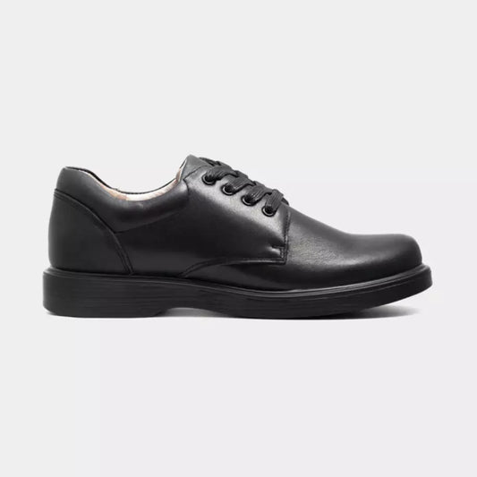 TES3 SKOBI Barty Black Lace School Shoes - 32