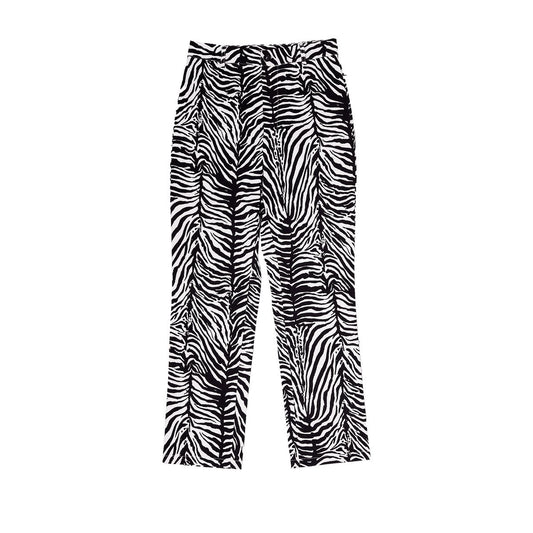 Zebra Print Pants – Size 8