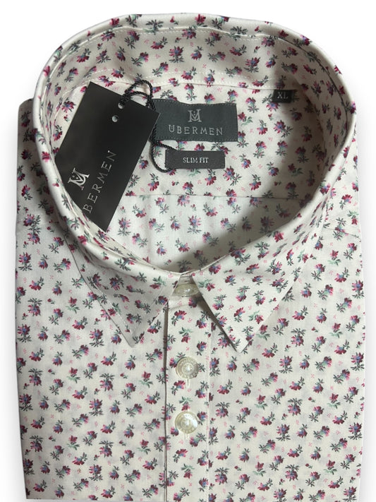 Ubermen XL Floral Shirt – Stylish &amp; Casual with a Unique Impressionist Print