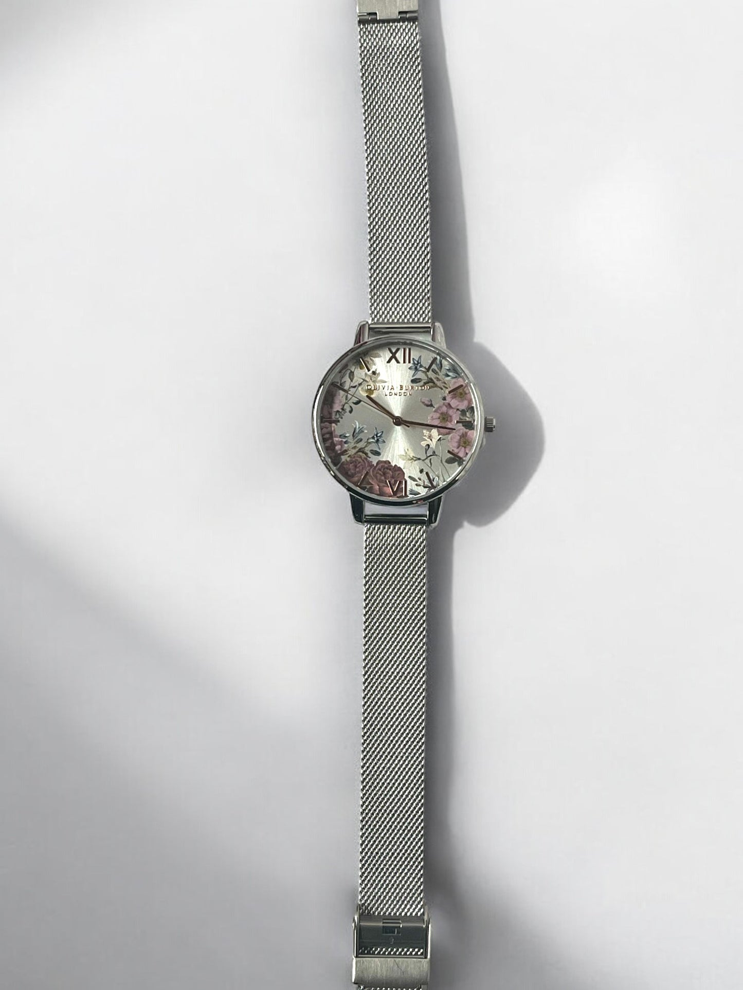 Olivia Burton Floral Watch - Mesh Strap