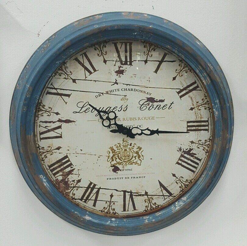 Berenger Blue Wall Clock