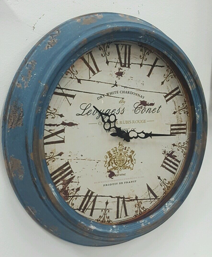 Berenger Blue Wall Clock