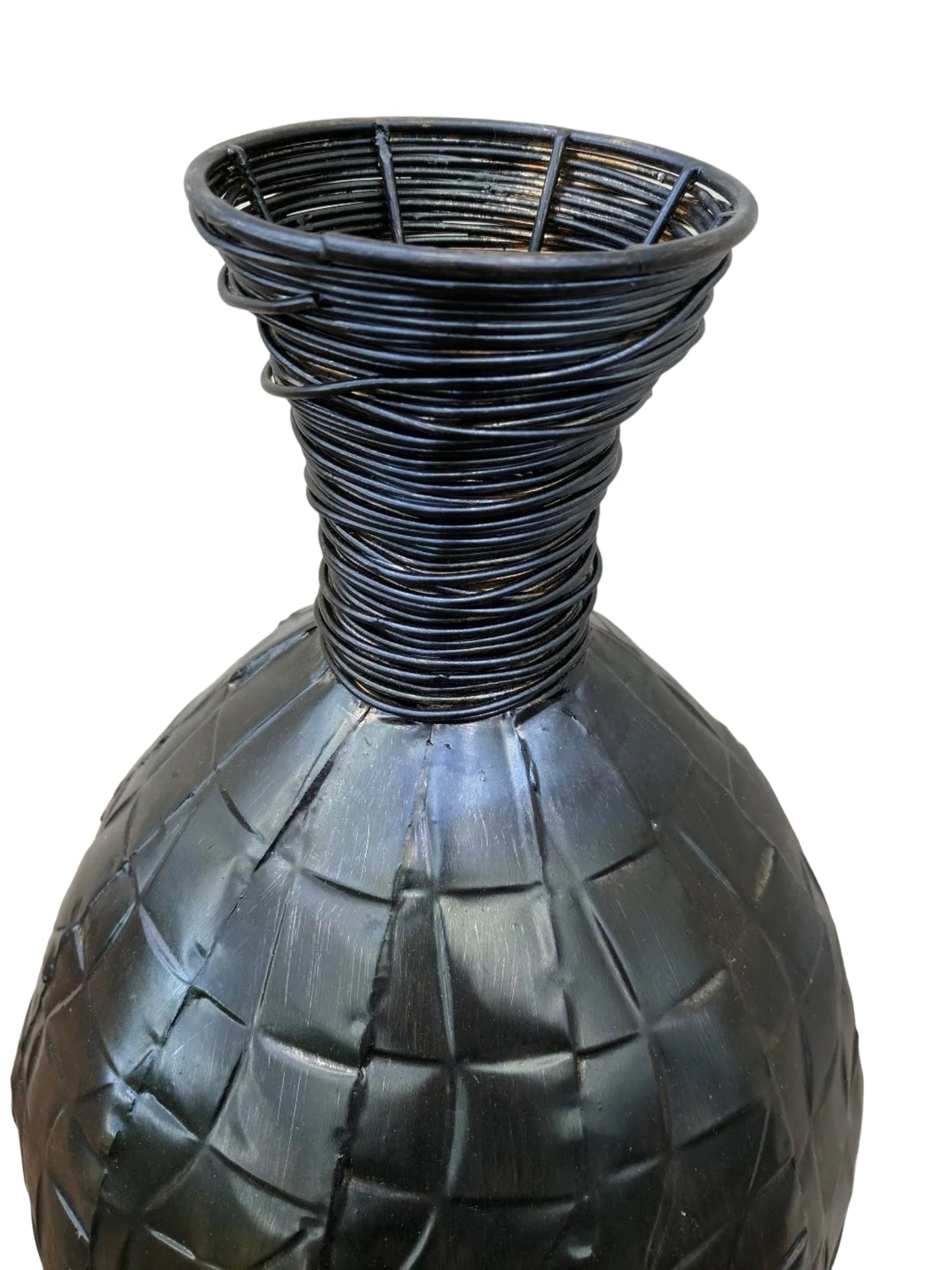 Metal Rustic Moroccan Style Vase - 57cm