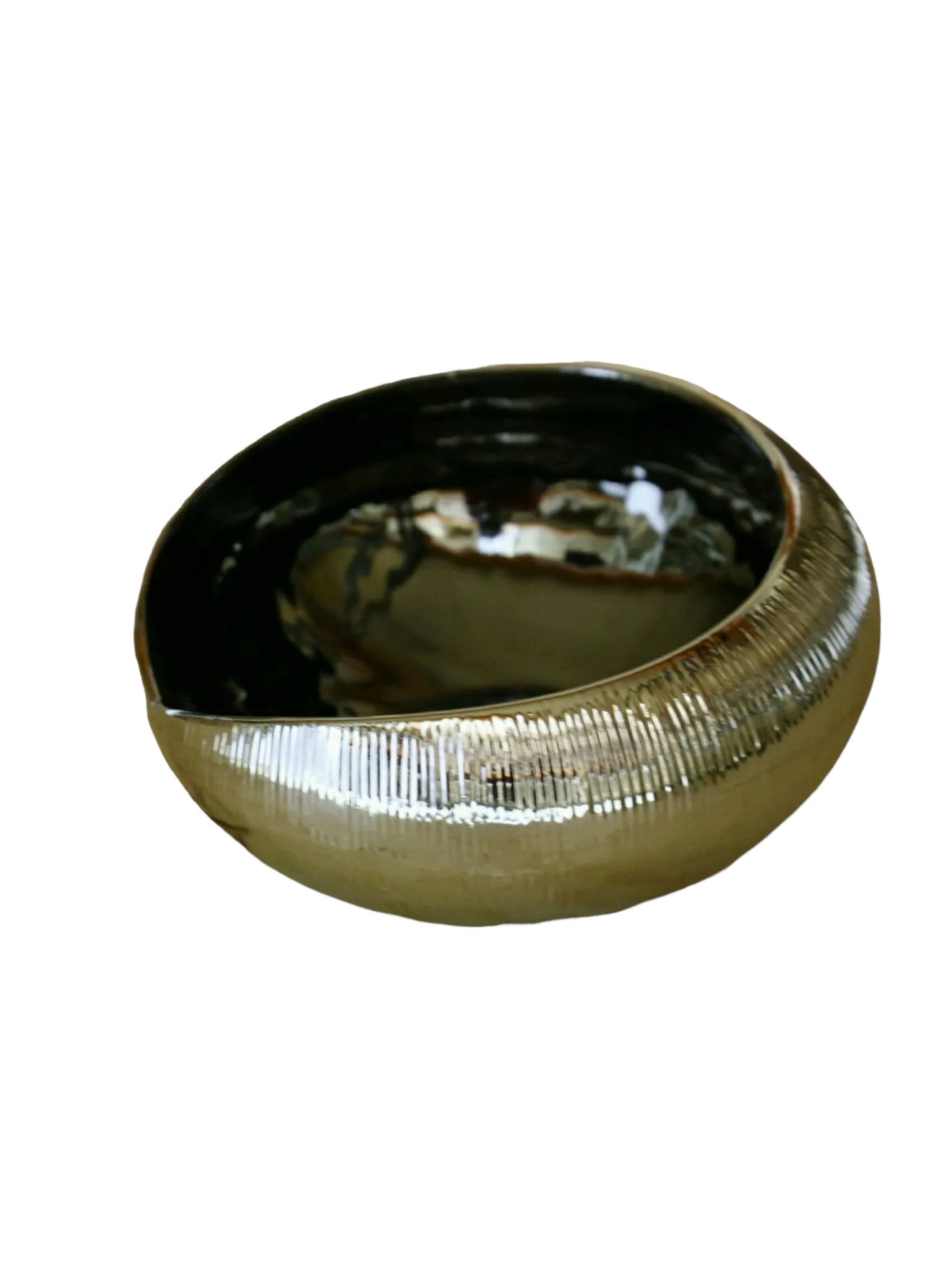 Silver and Black Decorative Bowl